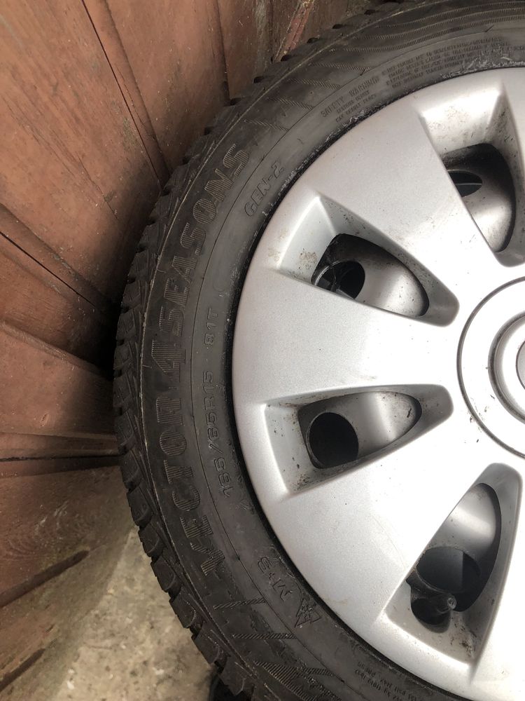 Koła całoroczne Smart 165/65R15 185/60R15 felgi i kołpaki