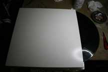 CAPAS de Papelão de LP E 12 ”- Brancas (sem furos)