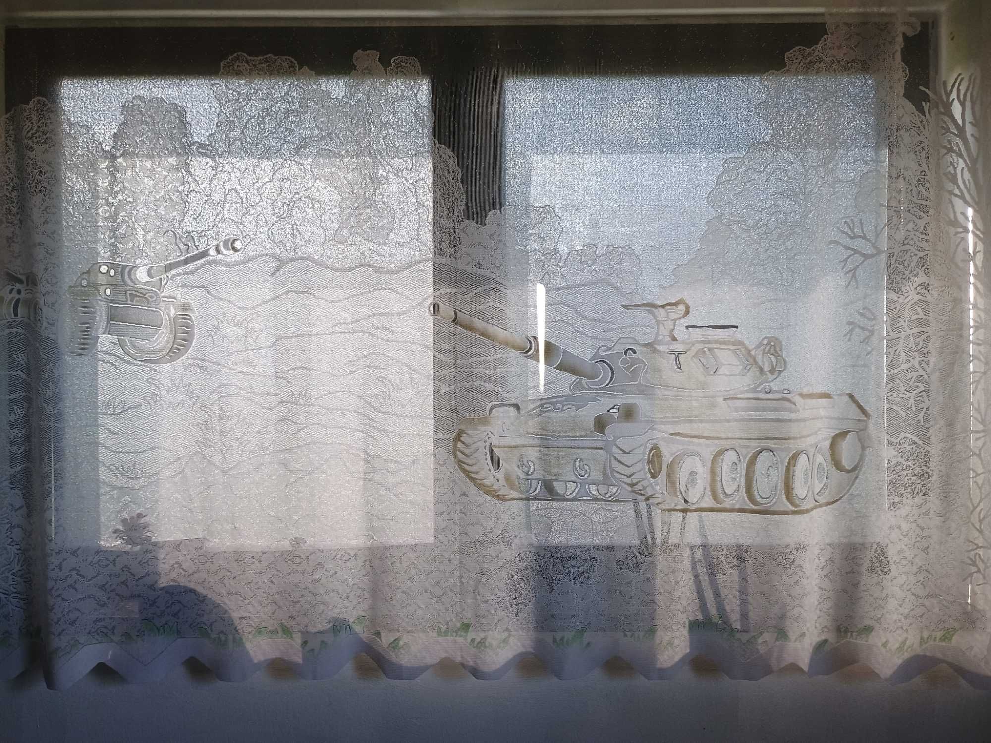 Firana dziecięca czołg, military