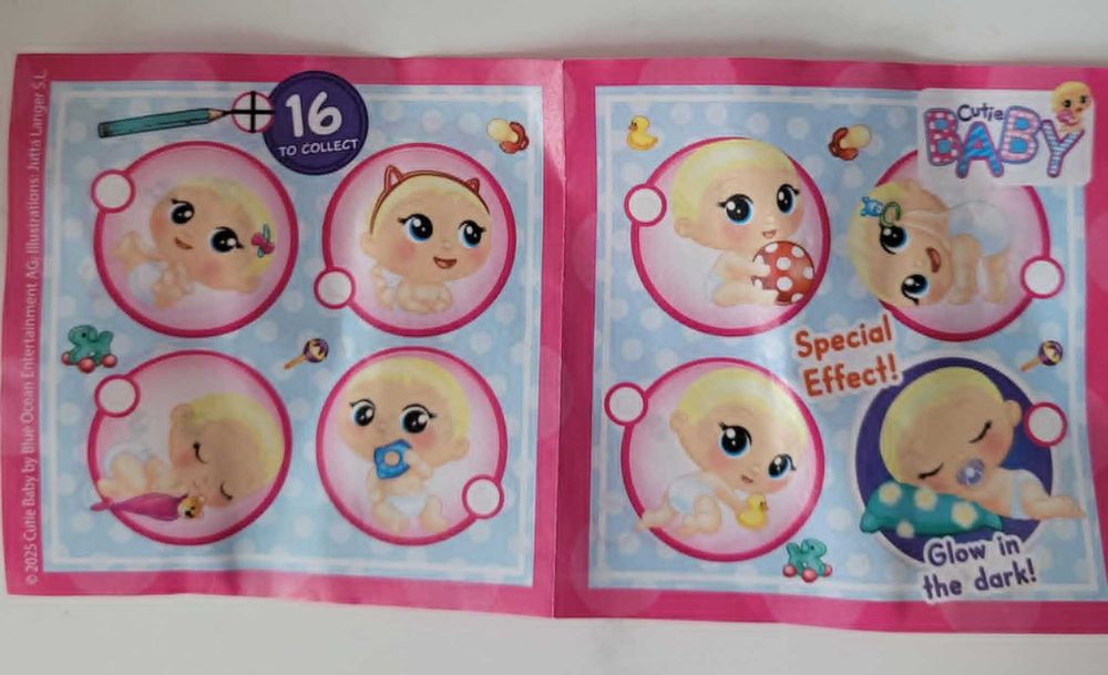 Nowość 10 X zestaw Cutie BABY saszetka 10 szt słodki niemowlak figurki