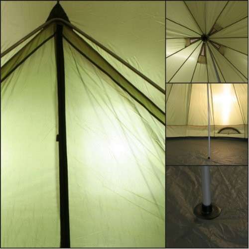 Tenda Tipo Tipi lotação 10 pessoas