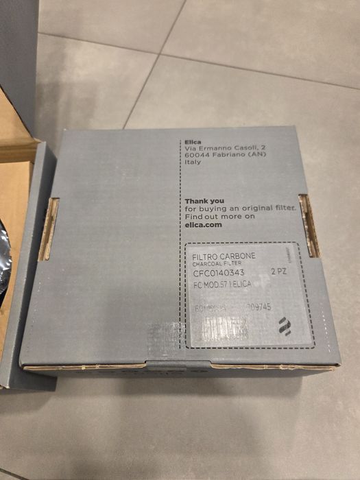 Filtr / filtry węglowy / węglowe  Elica CFC 014_0353 do okapu, dwa kom