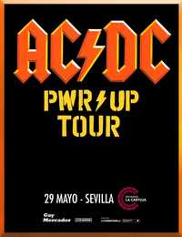 Bilhete AC/DC 29 de maio Sevilha