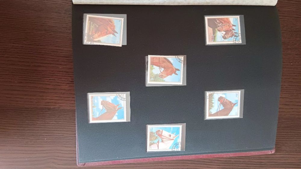 Álbum de selos de Cavalos