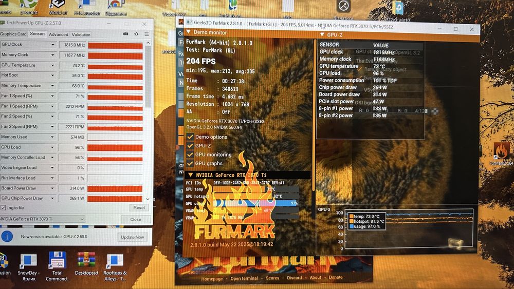 Відеокарта EVGA GeForce RTX 3070 Ti FTW3 ULTRA GAMING