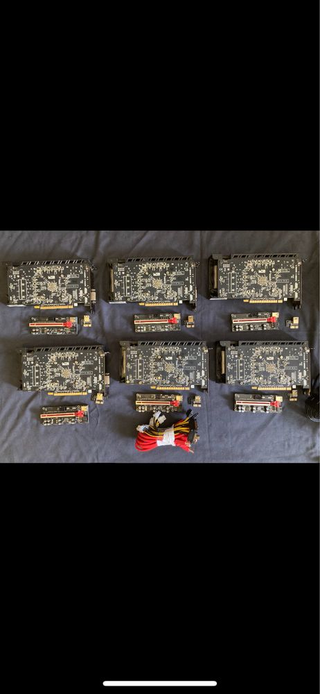 Відіо карта для майнінг RX 470 4GB 6шт