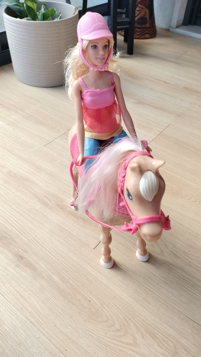 Barbie cavaleira com o seu cavalo (da Mattel)