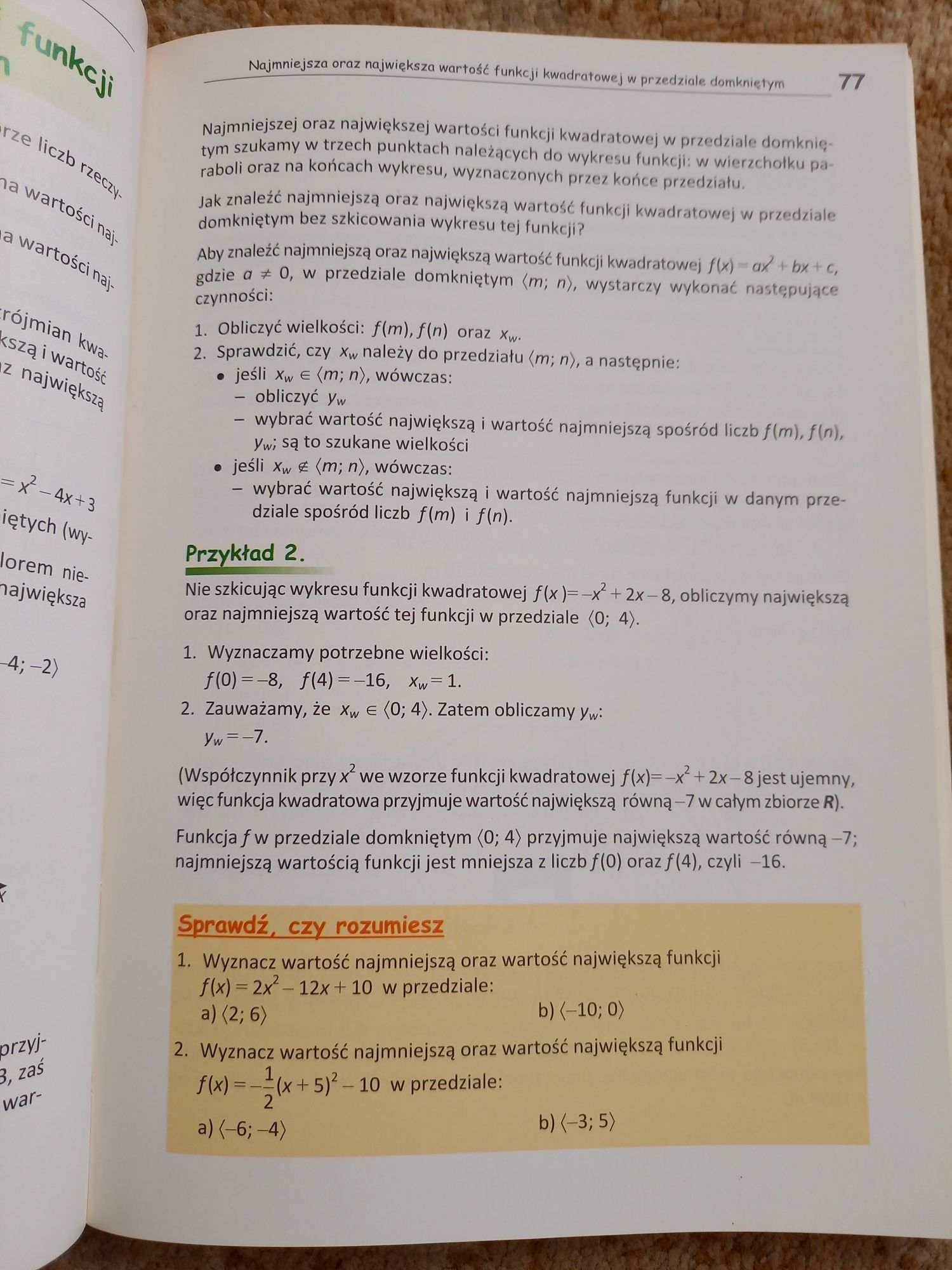 Podręcznik matematyka Liceum Matura Marcin Kurczab E. Świda klasa 2