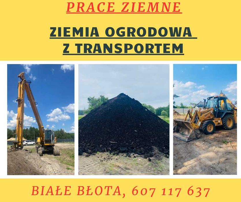 Ziemia Ogrodowa  z Transportem