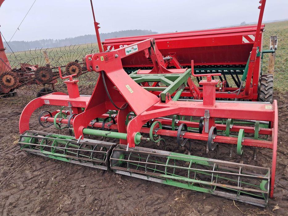 Agregat uprawowo-siewny 3m Agro-Tom  siewnik agro-masz stopkowy 3m