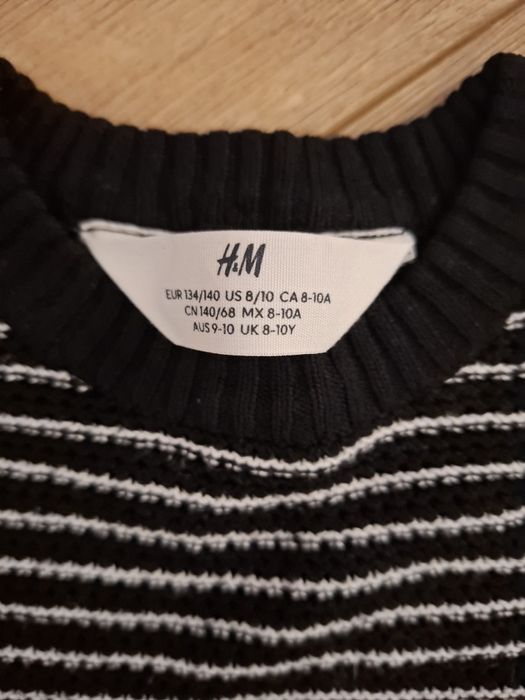 Bluzeczka, sweterek dla dziewczynki H&M r. 134-140