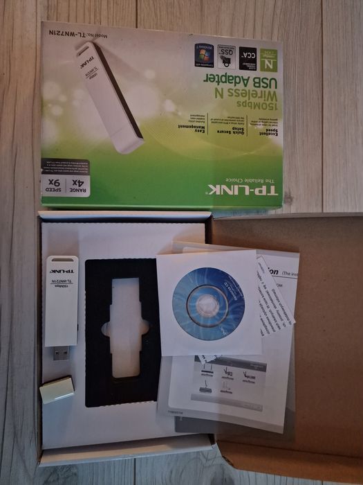 odbiornik wifi tp link Wireless N zewnętrzna antena