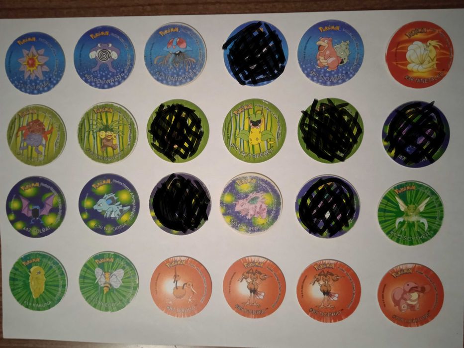 Pokémon Tazos Vários 1