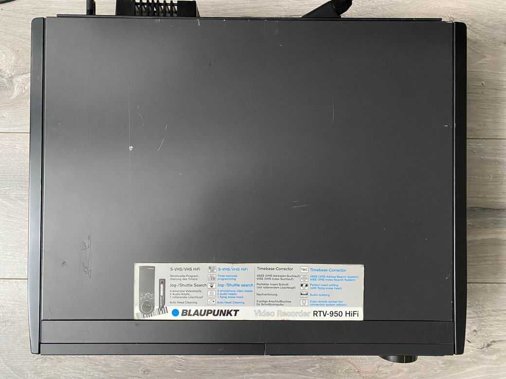 Magnetowid VHS Blaupunkt RTV-950 + oryginalny pilot