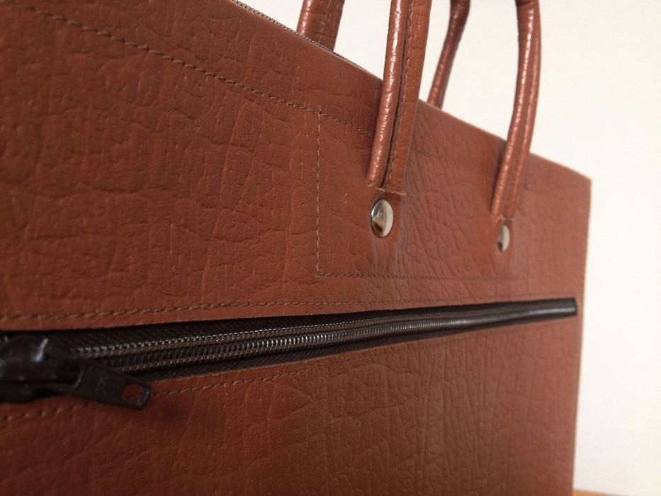 torba / neseser / aktówka skórzana PRL