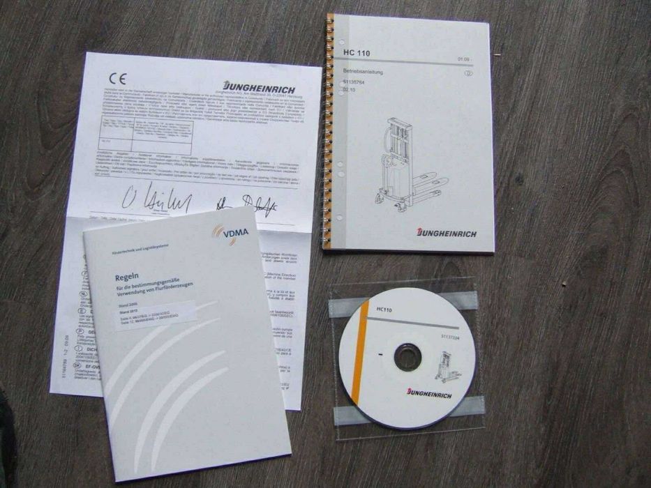 Nowy elektryczny wózek podnośnikowy paleciak masztowy Jungheinrich