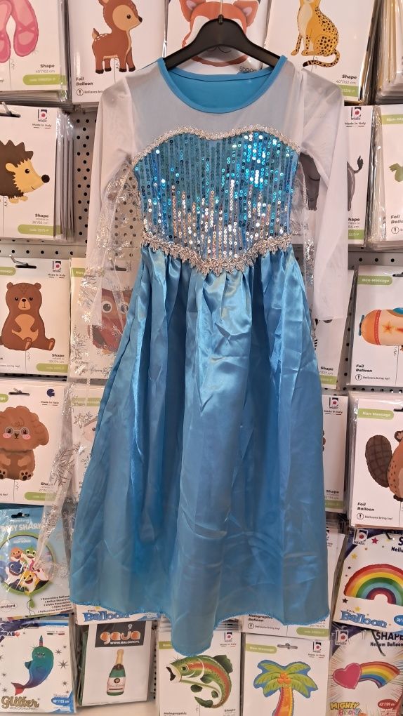 Sukienka strój elsa frozen