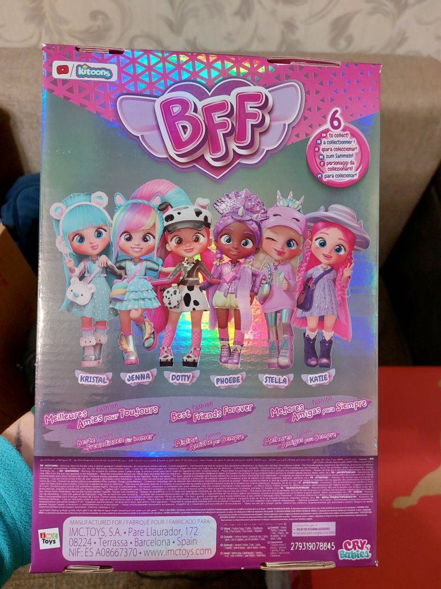 Модна лялька Cry Babies BFF Dotty з 9+ сюрпризами