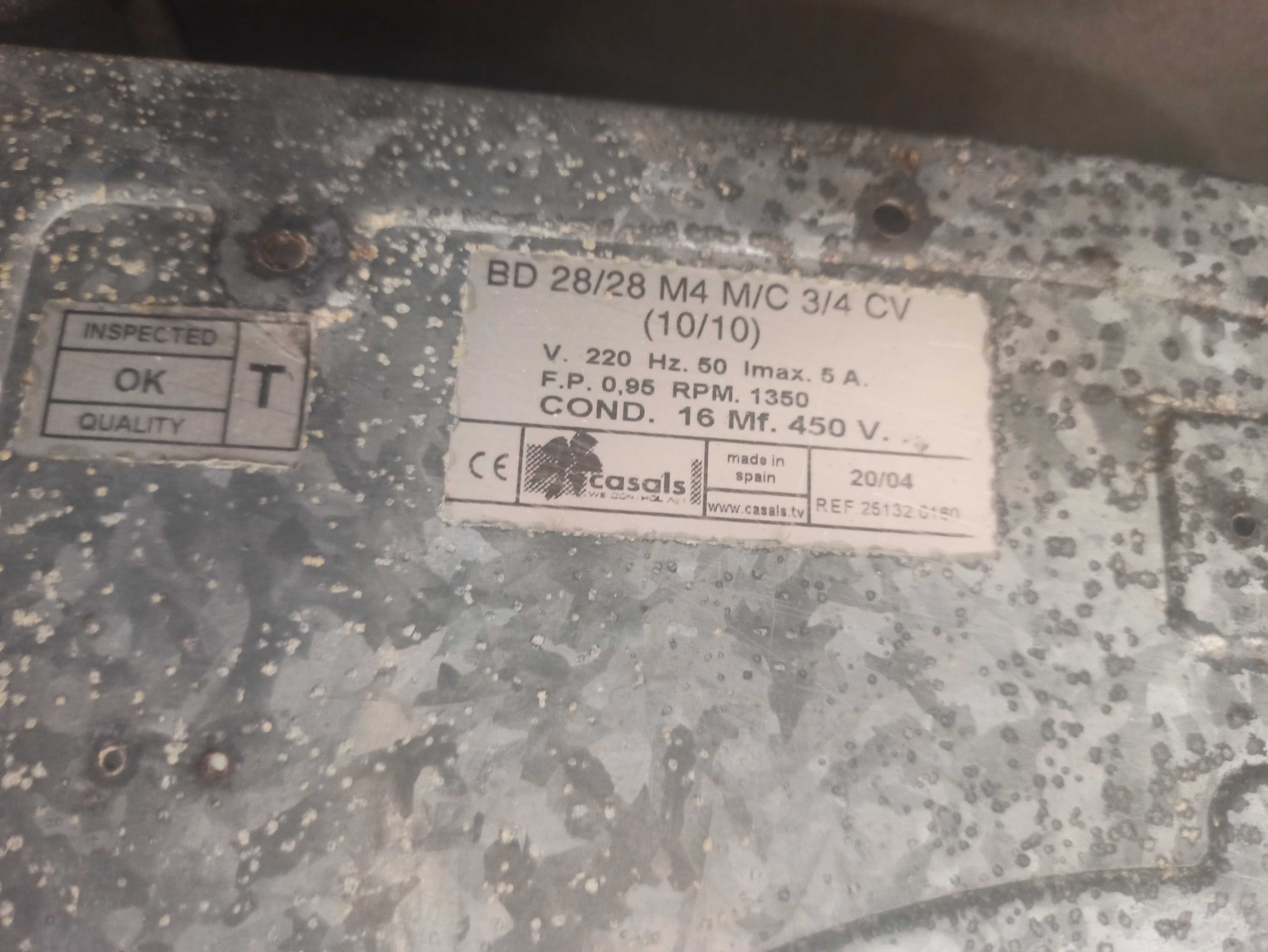 Motor para hotte restauração