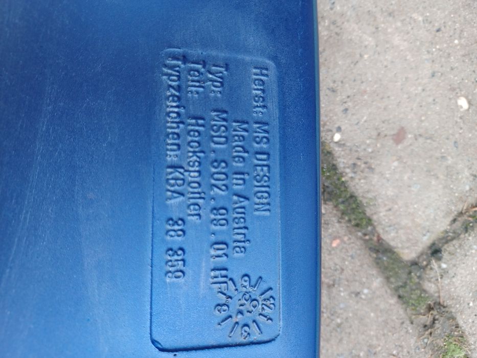 Spoiler tylnej klapy seat toledo 2