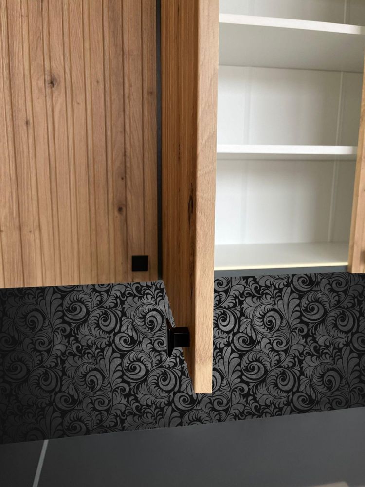 NOWA kuchnia antracyt lamele mdf różne konfiguracje meble kuchenne