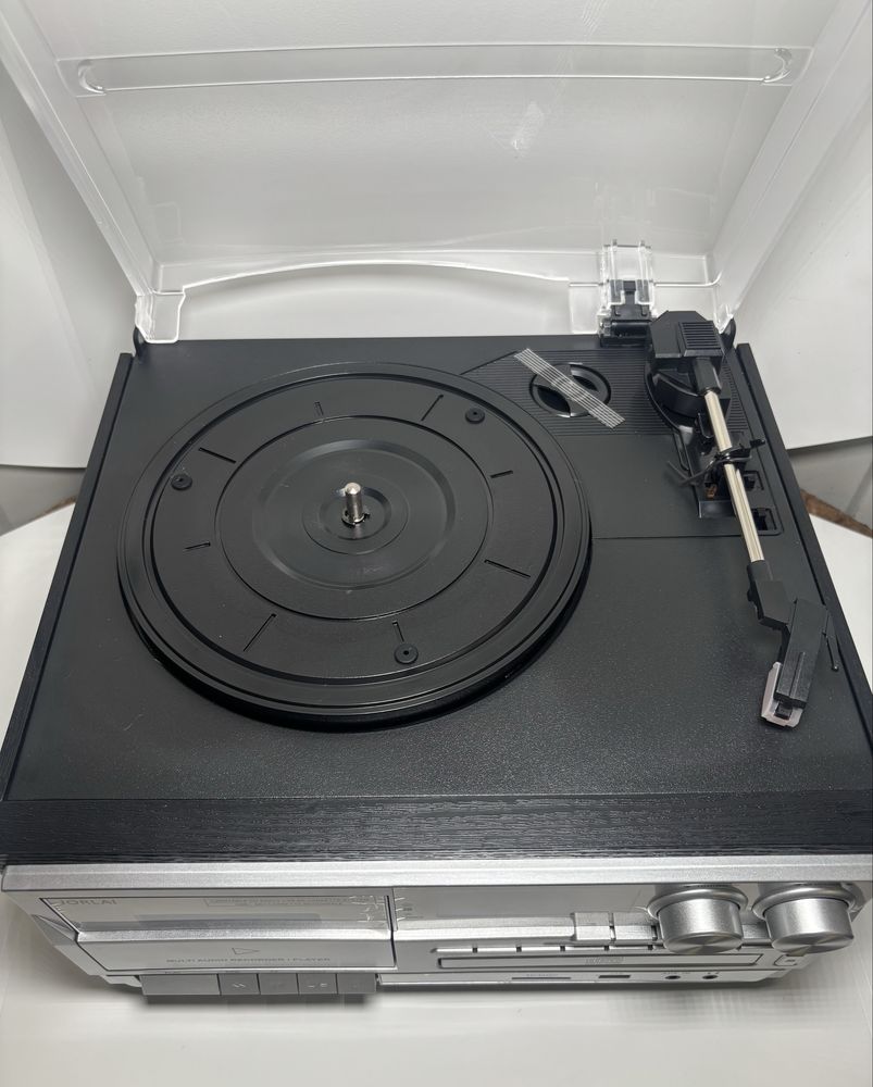 Gramofon Odtwarzacz JORLAI RETRO CD/Kaseta/Radio FM/AM Bluetooth