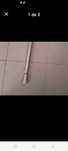 Varão inox com medida de 3 metros.