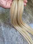 Włosy dziewicze piękny chłodny blond do zagęszczenia 30g 30cm