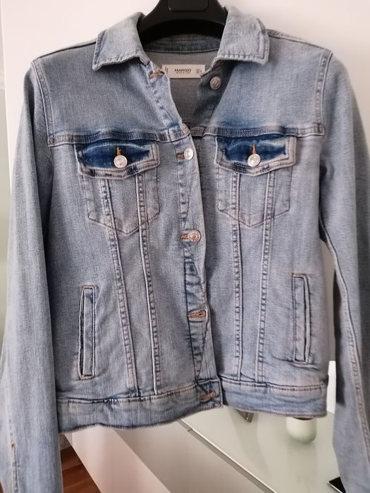 Blusão de ganga para senhora da Mango - tamanho L