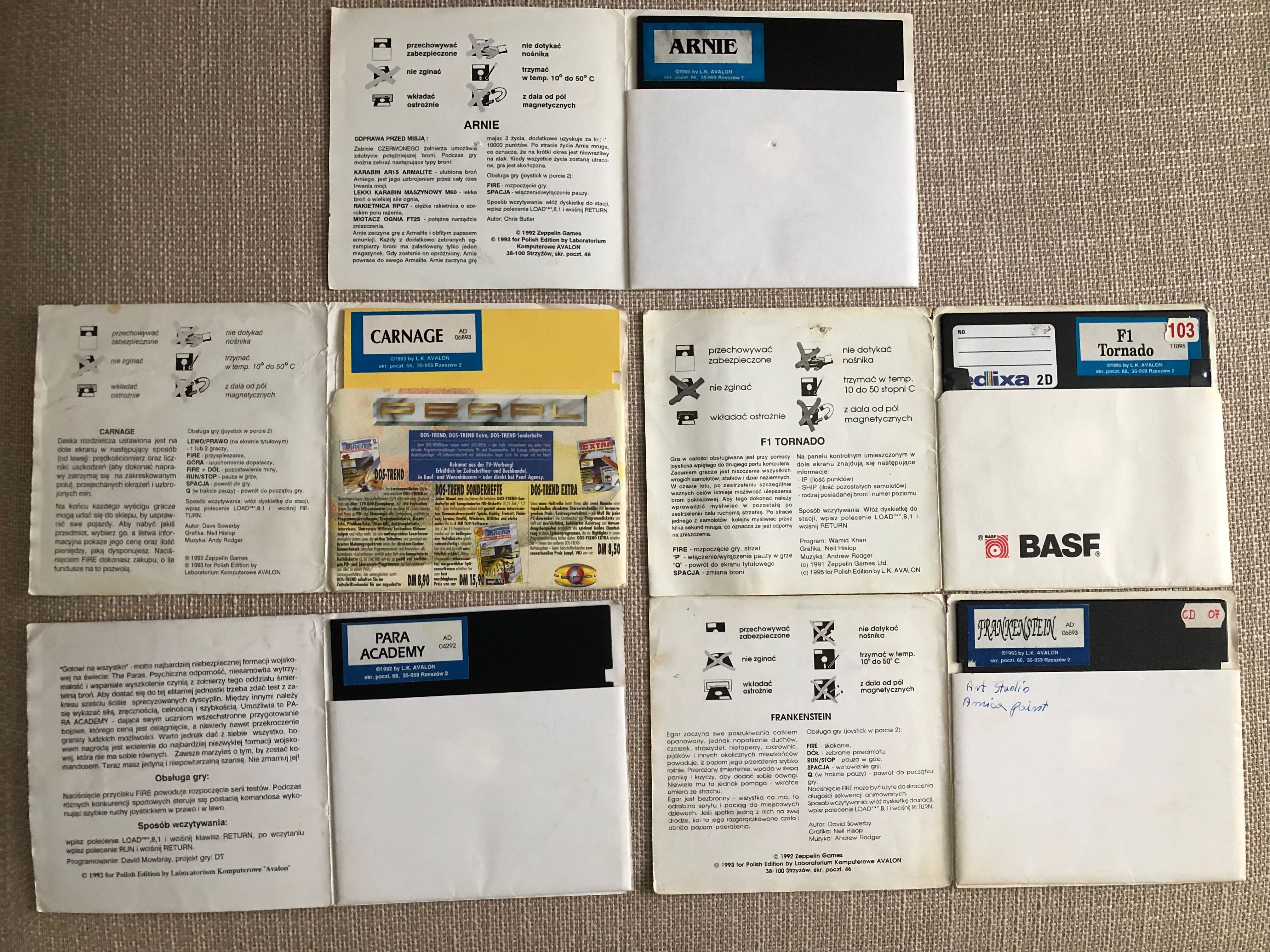 Gry do Commodore 64 od L.K. Avalon !