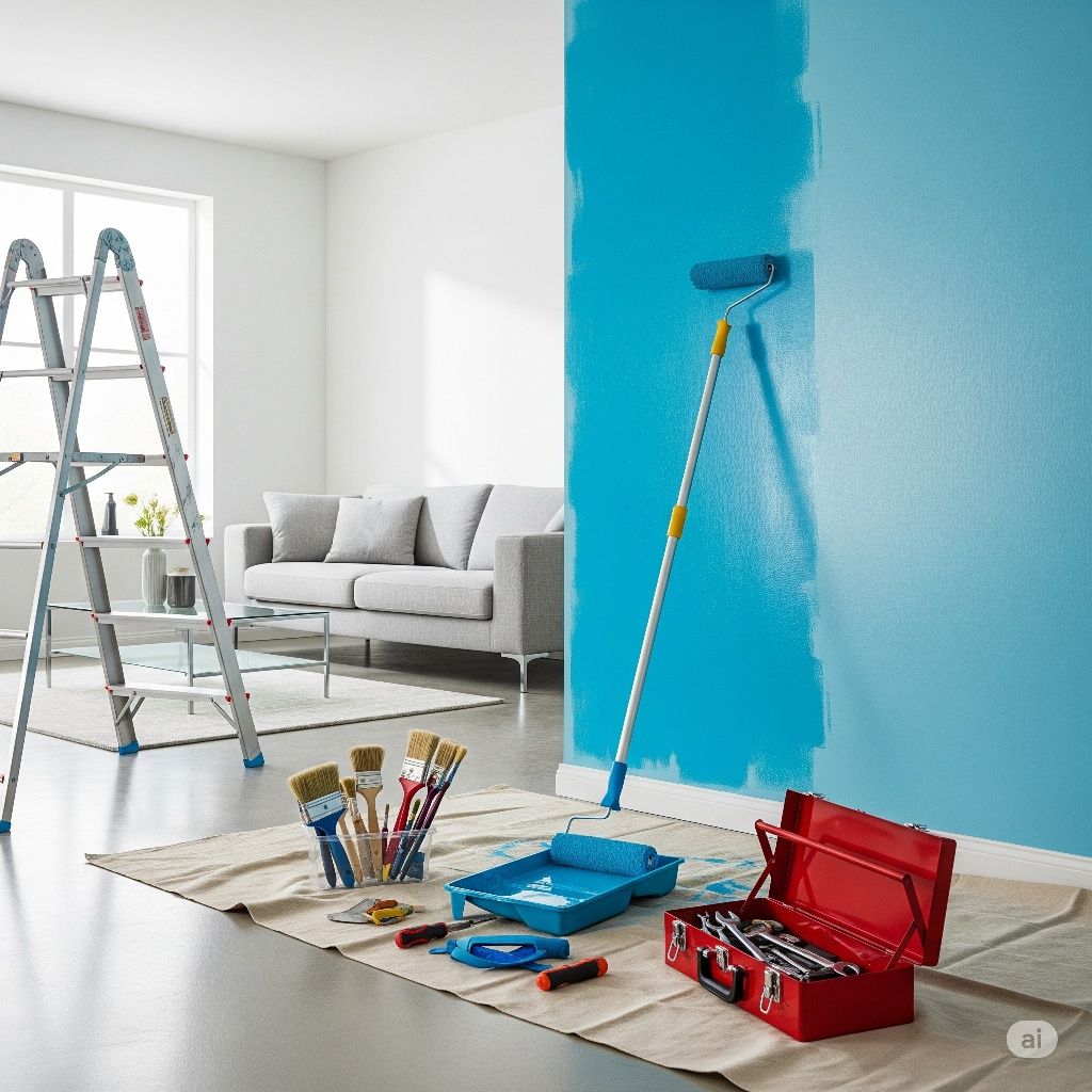Serviços de pintura serviços gerais reparações, pequenas remodelações