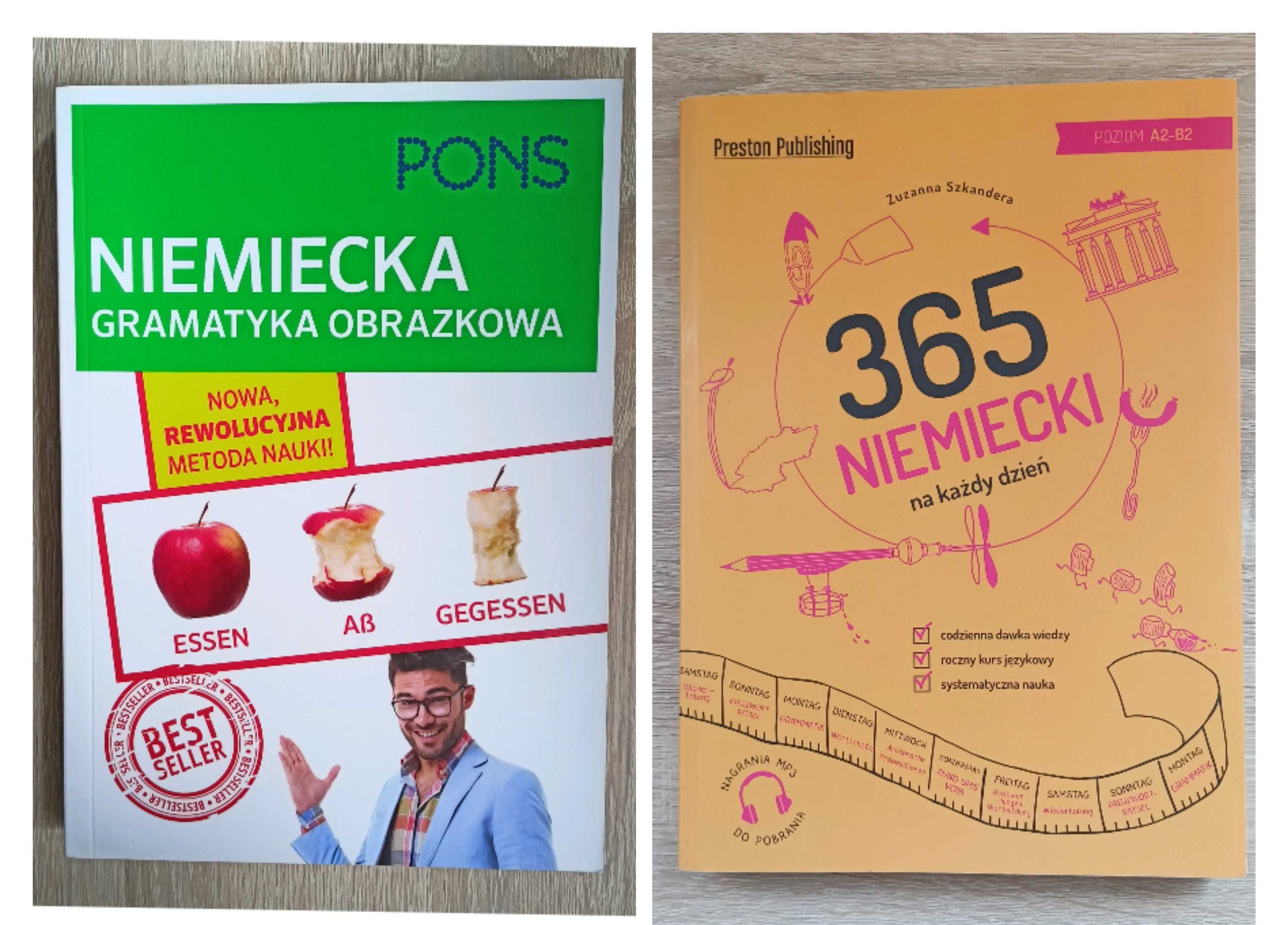 Niemiecki 365 i Niemiecka Gramatyka obrazkowa Zestaw