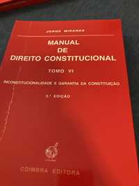 Manual de Direito Constitucional - Tomo VI