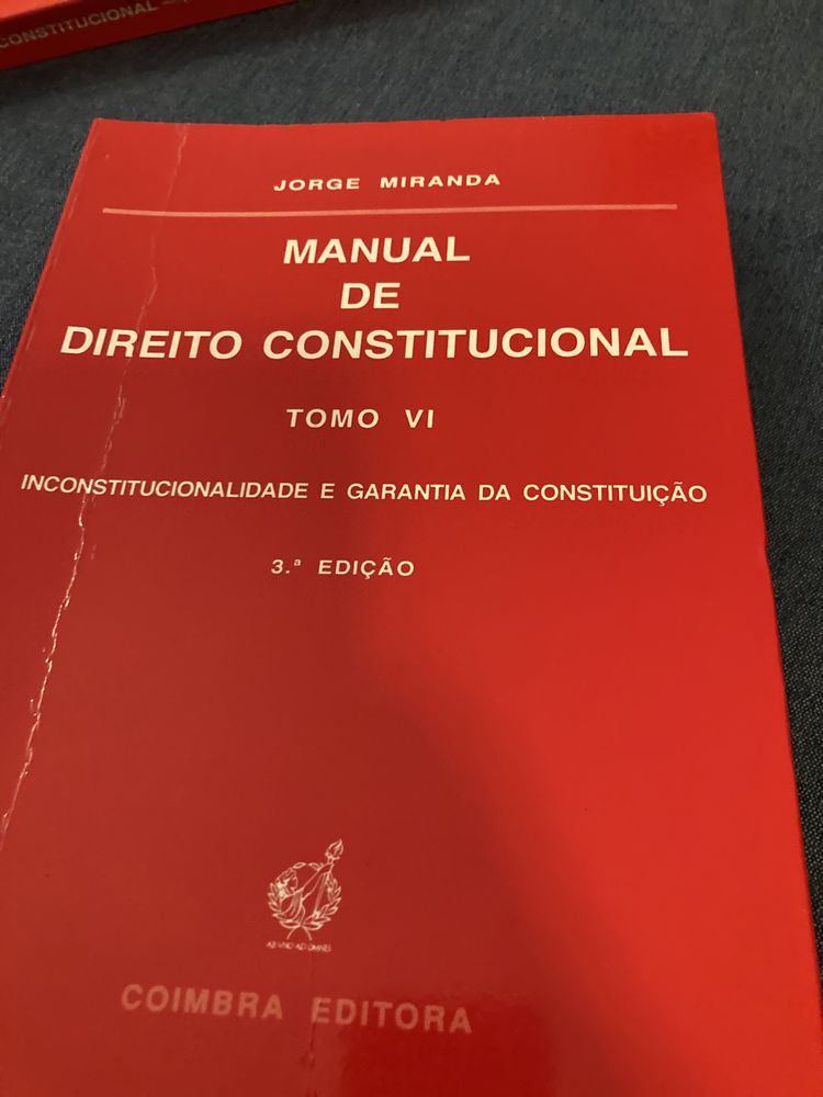 Manual de Direito Constitucional - Tomo VI