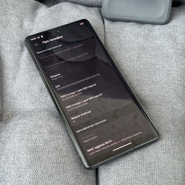 Google pixel 7 Pro 128gb Black Neverlock