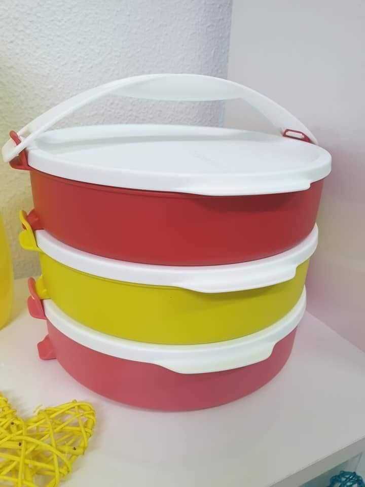 Conjunto Pegue e Leve Redondo (novo) - Tupperware