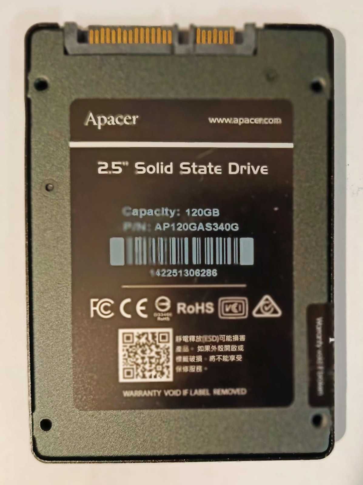 SSD Apacer AS340 Panther 120GB 2.5" SATAIII TLC