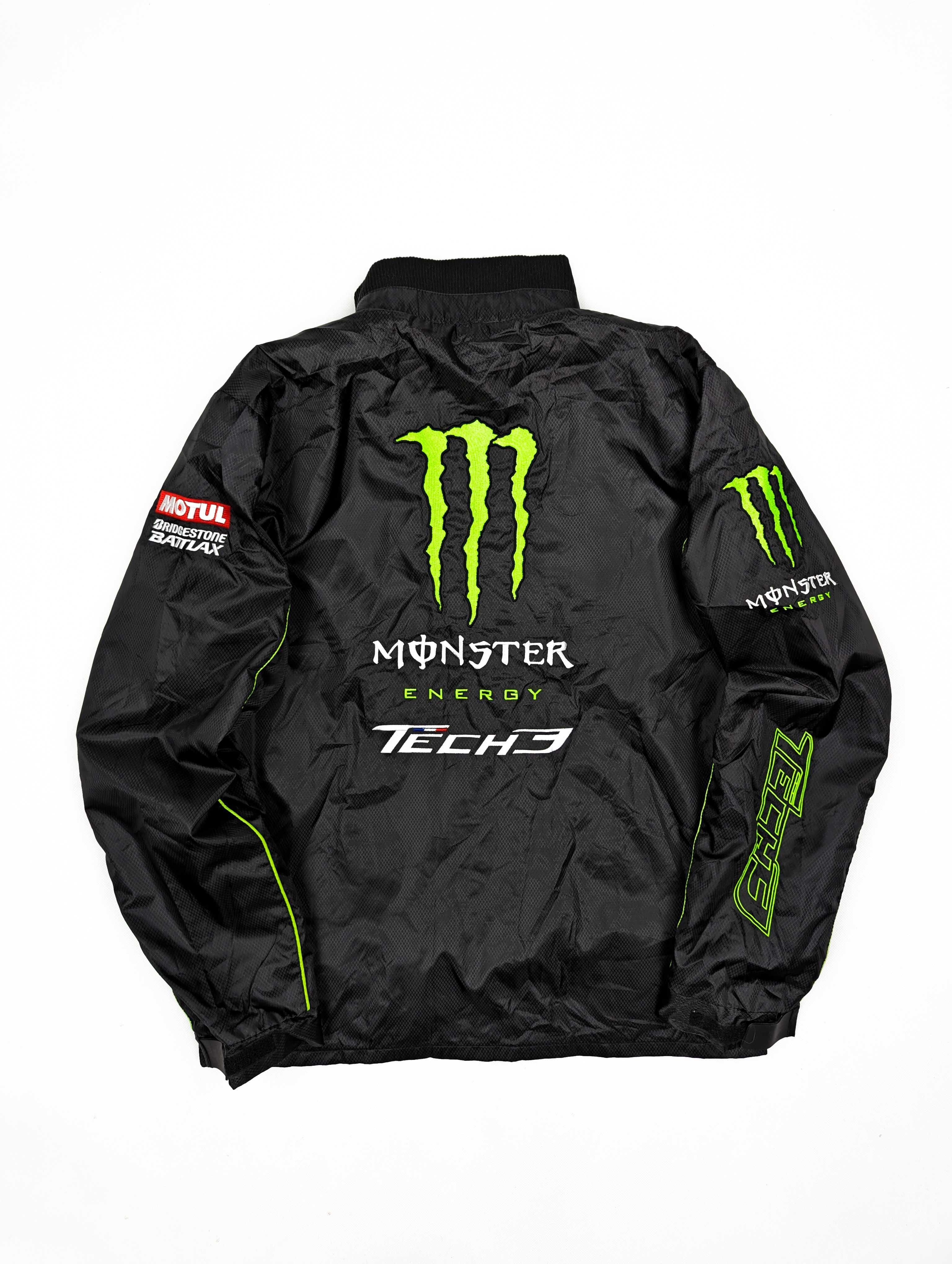 Monster Energy czarna kurtka L logo