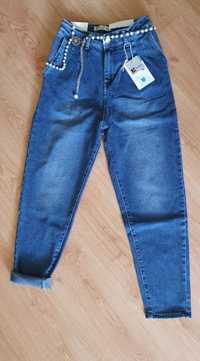 Spodnie mom jeans damskie XS