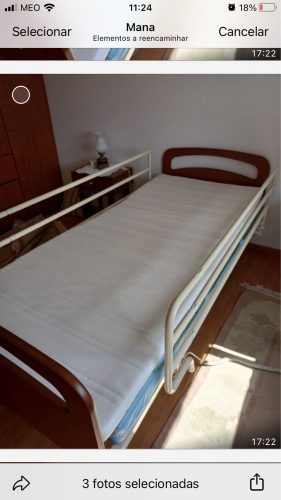 Cama articulada electrica