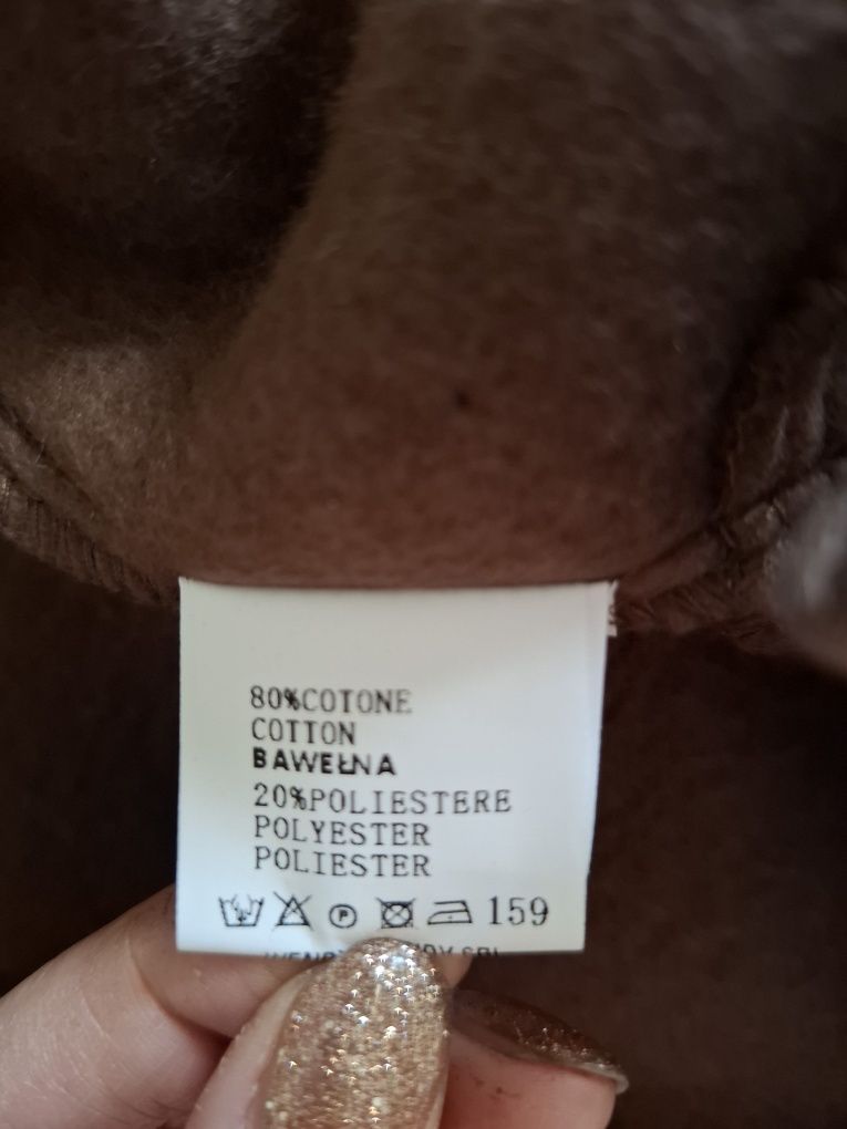 Wendy trendy nowa asymetryczna ciepła bluza