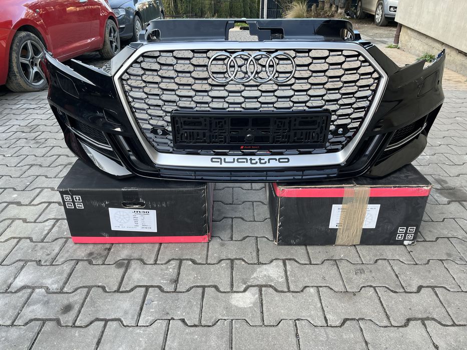 Zderzak przód Audi A3 S3 8V lift sedan limoudine 8V5.807.437 OEM LY9B