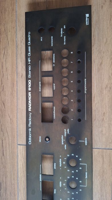 Panel do Amplitunera Radmora 5100 BDB Czarny Ładny!