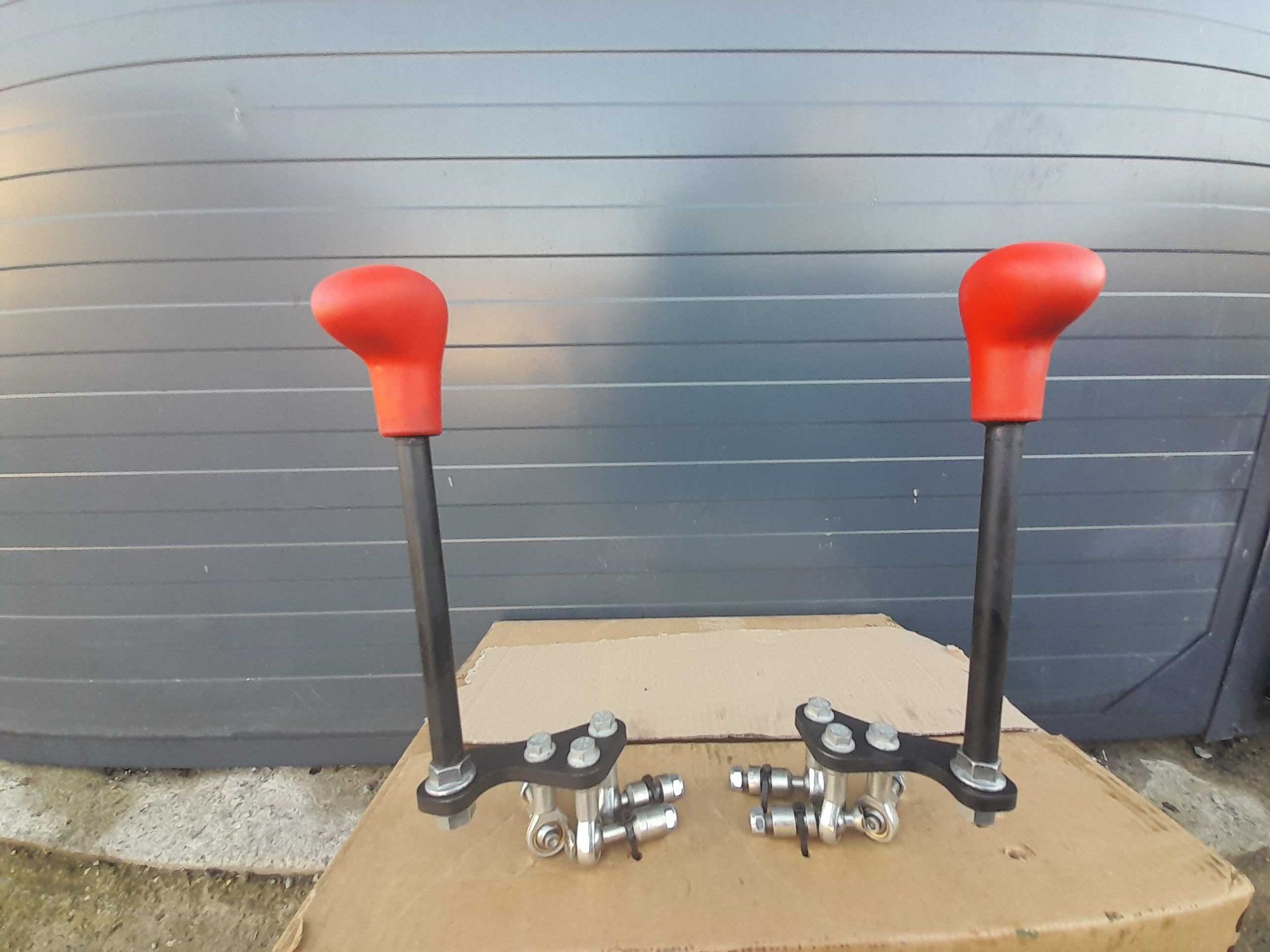 Dzwigie,wajchy.Sterowanie krzyzowe 2+2 Epsilon,Jonsered.Parker F130