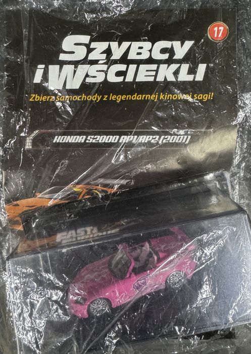model samochodu Honda S2000 AP1/AP2 z serii "Szybcy i Wściekli" nr 17