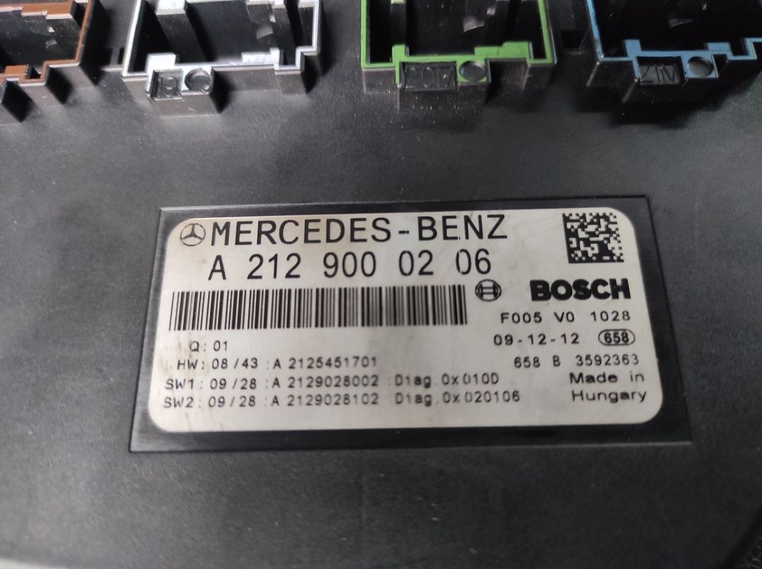 Блок запобіжників SAM Mercedes W212 А2129000206