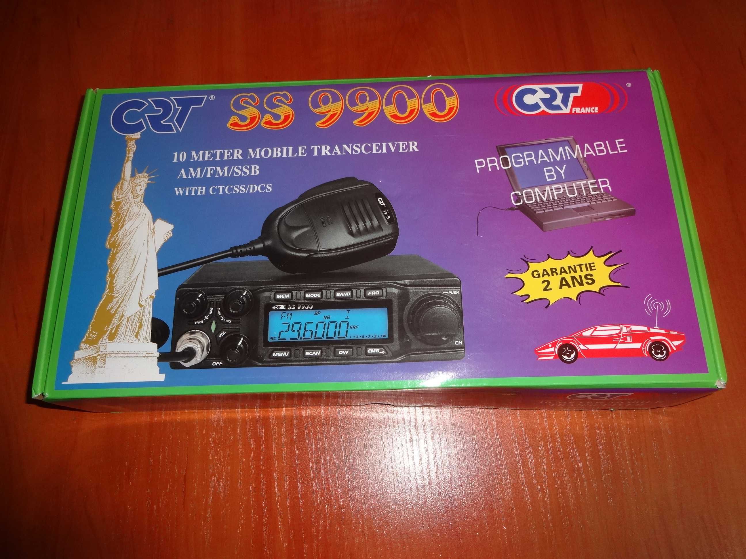 CB Radio CRT SS9900, SSB, KF 12m i 10m