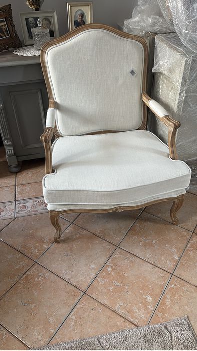 Fotel prowansalski/ ludwikowski/ ludwik ArtSeries Marsylia