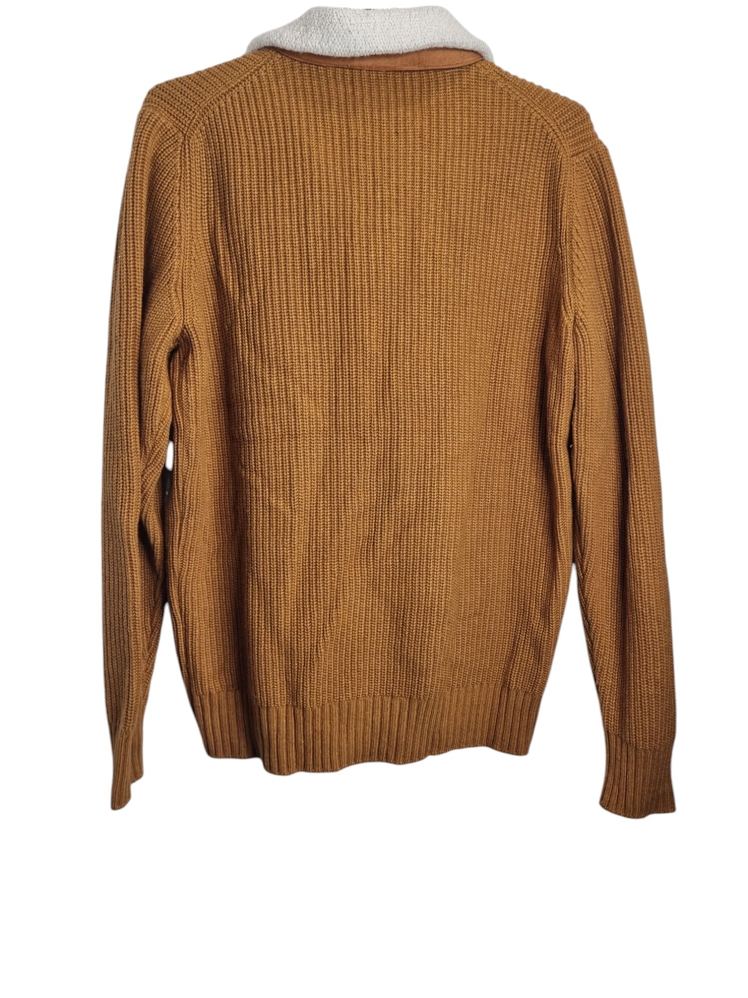 Ciepły męski gruby Sweterek kardigan tricot chic rozmiar L/XL
