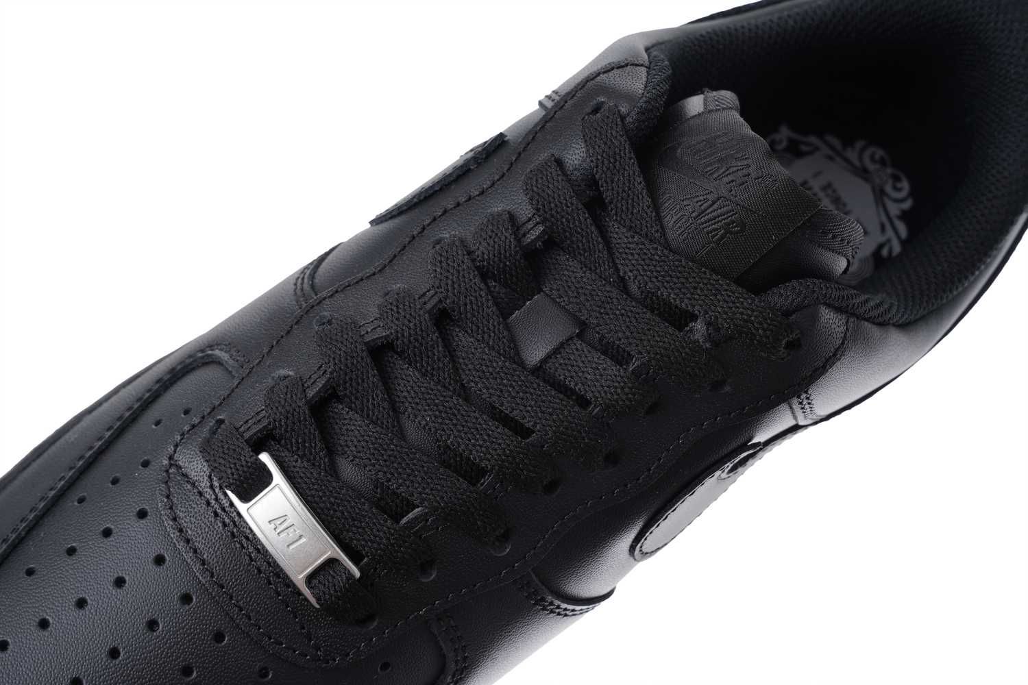 Czarne sznurówki do butów Nike Air Force 1 długość 120/140/160/180 cm